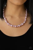 Pearl Heirloom - Purple Necklace - Paparazzi Accessories Necklace Bedazzle Me Pretty Mobile Fashion Boutique