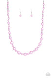 Pearl Heirloom - Purple Necklace - Paparazzi Accessories Necklace Bedazzle Me Pretty Mobile Fashion Boutique