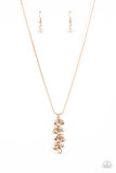 Pearls Before VINE - Gold Necklace - Paparazzi Accessories Necklace Bedazzle Me Pretty Mobile Fashion Boutique