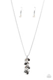 Pearls Before VINE - Silver Necklace - Paparazzi Accessories Necklace Bedazzle Me Pretty Mobile Fashion Boutique