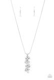 Pearls Before VINE - White Necklace - Paparazzi Accessories Necklace Bedazzle Me Pretty Mobile Fashion Boutique