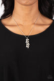 Pearls Before VINE - White Necklace - Paparazzi Accessories Necklace Bedazzle Me Pretty Mobile Fashion Boutique