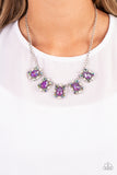 Pearly Pond - Purple Necklace - Paparazzi Accessories Necklace Bedazzle Me Pretty Mobile Fashion Boutique
