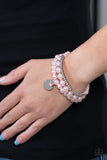 Pearly Professional - Pink Bracelet - Paparazzi Accessories Bracelet Bedazzle Me Pretty Mobile Fashion Boutique
