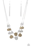 Pebble Me Pretty - Multi Necklace - Paparazzi Accessories Necklace Bedazzle Me Pretty Mobile Fashion Boutique