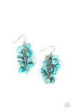 Pebble Palette - Blue Earrings - Paparazzi Accessories Earrings Bedazzle Me Pretty Mobile Fashion Boutique