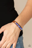 Pebble Paradise - Blue Bracelet - Paparazzi Accessories Bracelet Bedazzle Me Pretty Mobile Fashion Boutique