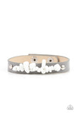 Pebble Paradise - Silver Bracelet - Paparazzi Accessories Bracelet Bedazzle Me Pretty Mobile Fashion Boutique