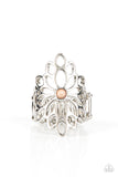 Perennial Daydream - Brown Ring - Paparazzi Accessories Ring Bedazzle Me Pretty Mobile Fashion Boutique