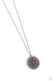 Perennial Pinnacle - Brown Necklace - Paparazzi Accessories Necklace Bedazzle Me Pretty Mobile Fashion Boutique