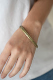 Perfect Present - Brass Bracelet - Paparazzi Accessories Bracelet FS-Bedazzle Me Pretty Mobile Fashion Boutique