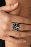 Perfectly Perennial - Purple Ring - Paparazzi Accessories Ring Bedazzle Me Pretty Mobile Fashion Boutique