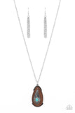 Personal FOWL - Blue Necklace - Paparazzi Accessories Necklace FS-Bedazzle Me Pretty Mobile Fashion Boutique