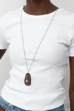 Personal FOWL - Blue Necklace - Paparazzi Accessories Necklace FS-Bedazzle Me Pretty Mobile Fashion Boutique