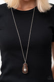 Personal FOWL - White Necklace - Paparazzi Accessories Necklace Bedazzle Me Pretty Mobile Fashion Boutique