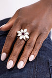 PETAL to the MEADOW - Pink Ring - Paparazzi Accessories Ring Bedazzle Me Pretty Mobile Fashion Boutique