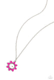 Petals of Inspiration - Pink Necklace - Paparazzi Accessories Necklace Bedazzle Me Pretty Mobile Fashion Boutique