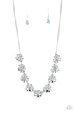 Petunia Palace - Blue Necklace - Paparazzi Accessories Necklace Bedazzle Me Pretty Mobile Fashion Boutique