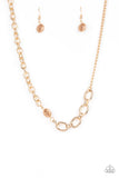 Picnic in Paris - Brown Necklace - Paparazzi Accessories Necklace Bedazzle Me Pretty Mobile Fashion Boutique