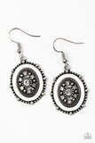 Picture of WEALTH - White Earrings - Paparazzi Accessories Earrings Bedazzle Me Pretty Mobile Fashion Boutique