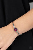 PIECE of Mind - Purple Bracelet - Paparazzi Accessories Bracelet Bedazzle Me Pretty Mobile Fashion Boutique
