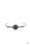 PIECE of Mind - Purple Bracelet - Paparazzi Accessories Bracelet Bedazzle Me Pretty Mobile Fashion Boutique