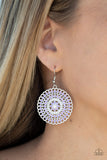 PINWHEEL and Deal - Purple Earrings - Paparazzi Accessories Earrings Bedazzle Me Pretty Mobile Fashion Boutique