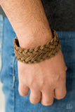 Pirate Port - Brown Bracelet - Paparazzi Accessories Bracelet Bedazzle Me Pretty Mobile Fashion Boutique