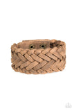 Pirate Port - Brown Bracelet - Paparazzi Accessories Bracelet Bedazzle Me Pretty Mobile Fashion Boutique