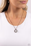 Pixie Potential - Copper Necklace - Paparazzi Accessories Necklace Bedazzle Me Pretty Mobile Fashion Boutique