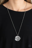 Planted Possibilities - Silver Necklace - Paparazzi Accessories Necklace Bedazzle Me Pretty Mobile Fashion Boutique