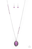 Plateau Paradise - Purple Necklace - Paparazzi Accessories Necklace Bedazzle Me Pretty Mobile Fashion Boutique