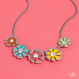 Playful Posies - Multi Necklace - Paparazzi Accessories Necklace Bedazzle Me Pretty Mobile Fashion Boutique
