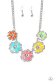 Playful Posies - Multi Necklace - Paparazzi Accessories Necklace Bedazzle Me Pretty Mobile Fashion Boutique