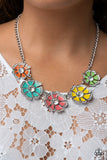 Playful Posies - Multi Necklace - Paparazzi Accessories Necklace Bedazzle Me Pretty Mobile Fashion Boutique