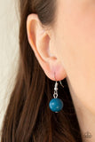 Pleasant Promenade - Blue Necklace - Paparazzi Accessories Necklace Bedazzle Me Pretty Mobile Fashion Boutique