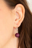 Pleasant Promenade - Purple Necklace - Paparazzi Accessories Necklace Bedazzle Me Pretty Mobile Fashion Boutique