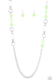 POP-ular Opinion - Green Necklace - Paparazzi Accessories Necklace Bedazzle Me Pretty Mobile Fashion Boutique