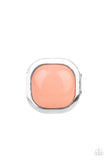 POP-ularity Contest - Orange Ring - Paparazzi Accessories Ring Bedazzle Me Pretty Mobile Fashion Boutique