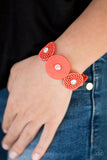 Poppin Popstar - Orange Bracelet - Paparazzi Accessories Bracelet Bedazzle Me Pretty Mobile Fashion Boutique