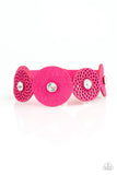 Poppin Popstar - Pink Bracelet - Paparazzi Accessories Bracelet Bedazzle Me Pretty Mobile Fashion Boutique