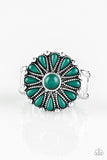 Poppy Pop-tastic - Green Ring - Paparazzi Accessories Ring Bedazzle Me Pretty Mobile Fashion Boutique