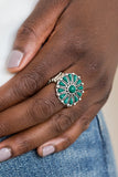 Poppy Pop-tastic - Green Ring - Paparazzi Accessories Ring Bedazzle Me Pretty Mobile Fashion Boutique