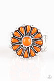 Poppy Pop-tastic - Orange Ring - Paparazzi Accessories Ring Bedazzle Me Pretty Mobile Fashion Boutique