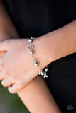 Posh In Pearls - Silver Bracelet - Paparazzi Accessories Bracelet Bedazzle Me Pretty Mobile Fashion Boutique