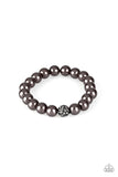 POSHing Your Luck - Black Bracelet - Paparazzi Accessories Bracelet Bedazzle Me Pretty Mobile Fashion Boutique