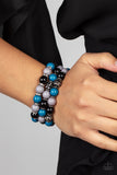 Poshly Packing - Multi Bracelet - Paparazzi Accessories Bracelet Bedazzle Me Pretty Mobile Fashion Boutique