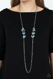 Poshly Parisian - Blue Necklace - Paparazzi Accessories Necklace Bedazzle Me Pretty Mobile Fashion Boutique