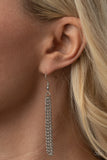 Positively Perfect - Silver Necklace - Paparazzi Accessories Necklace Bedazzle Me Pretty Mobile Fashion Boutique