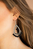 Positively Prismatic - Black Earrings - Paparazzi Accessories Earrings Bedazzle Me Pretty Mobile Fashion Boutique